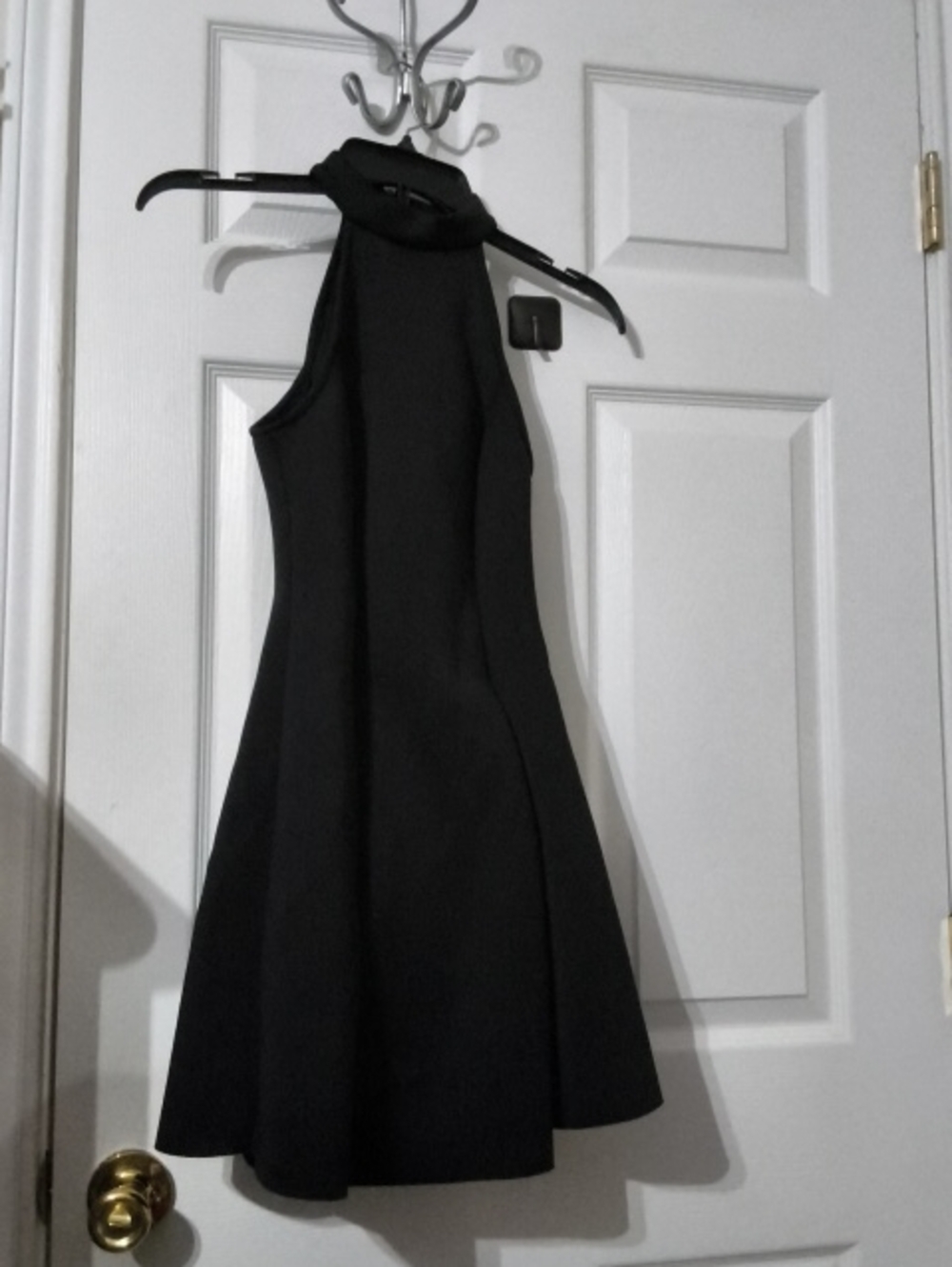 Charlotte Russe Black One-Shoulder Fit & Flare Dress